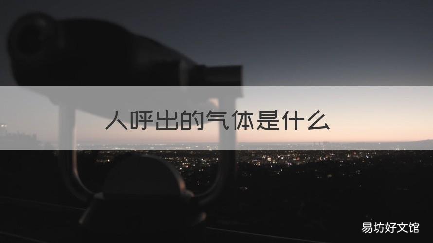 人呼出的气体是什么 人呼出的气体是啥