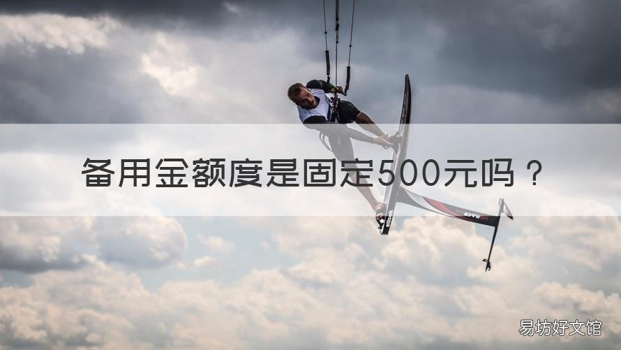 备用金额度是固定500元吗 备用金额度是固定500元吗怎么用