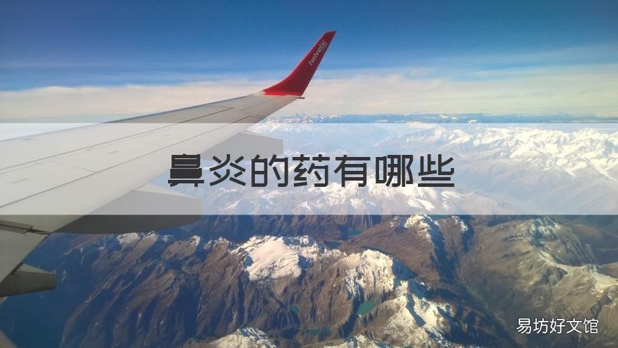 鼻炎的药有哪些 鼻炎药