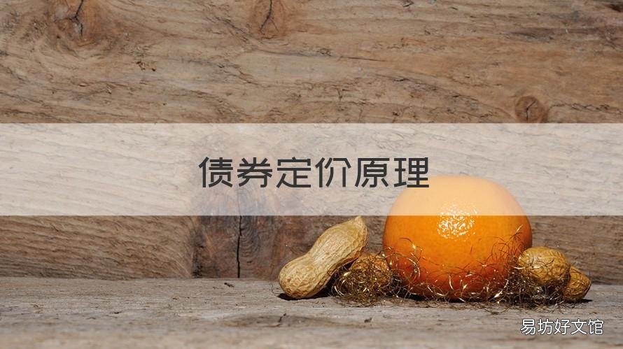 债券定价原理 马尔基尔债券定价原理