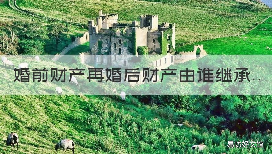 婚前财产再婚后财产由谁继承 再婚夫妻可以共同继承婚前的财产吗