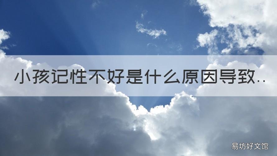 小孩记性不好是什么原因导致 为什么孩子记性不好是什么原因