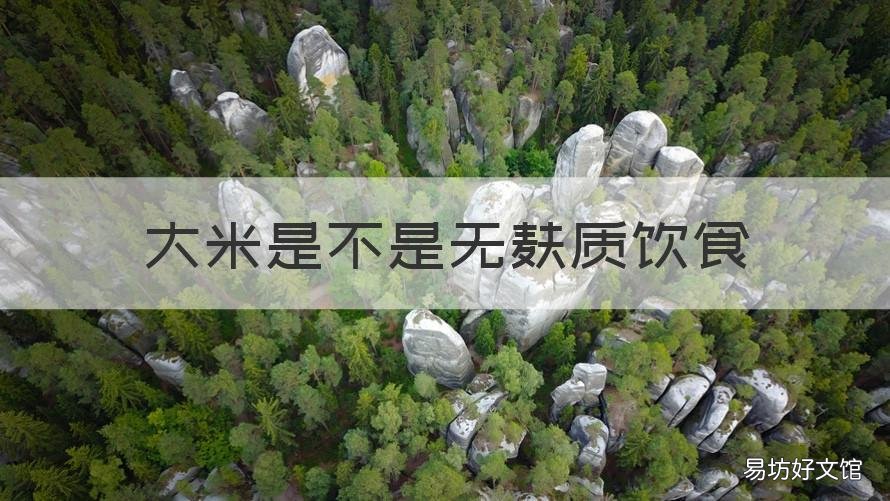 大米是不是无麸质饮食 无麸质饮食 大米