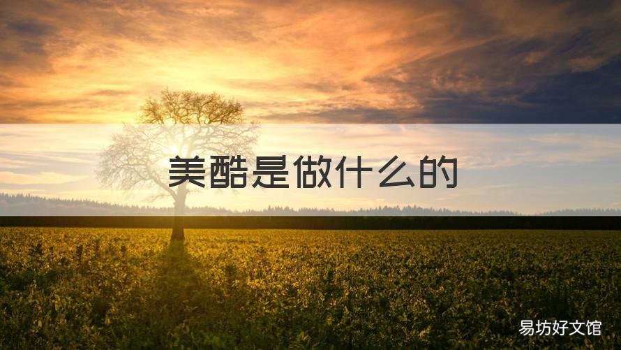 美酷是做什么的 美酷是什么意思