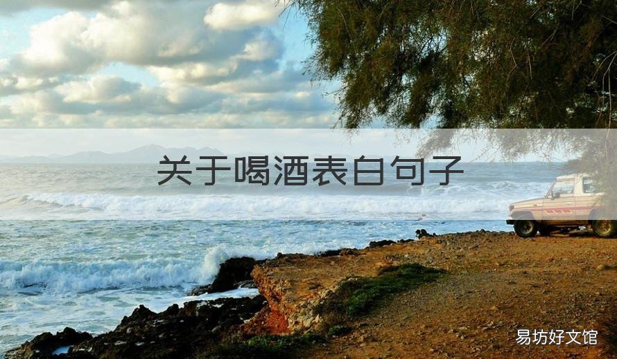 关于喝酒表白句子 喝完酒表白的话