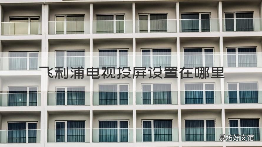 飞利浦电视投屏设置在哪里 飞利浦电视机投屏设置在哪里