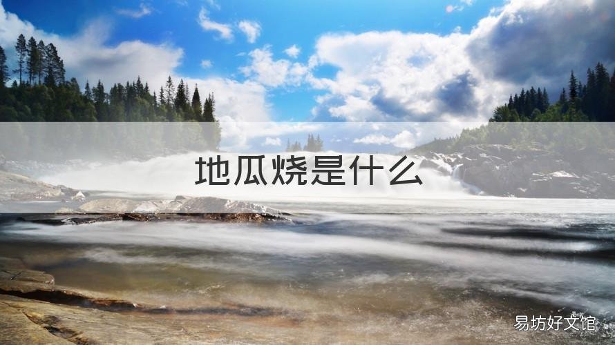 地瓜烧是什么 地瓜烧的功效