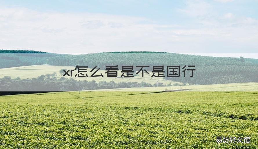 xr怎么看是不是国行 xr国行怎么能看出来
