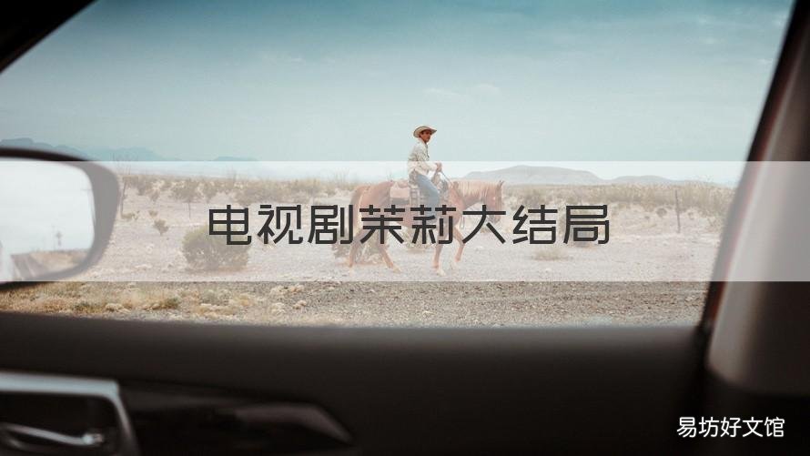 电视剧茉莉大结局 茉莉电视剧情介绍