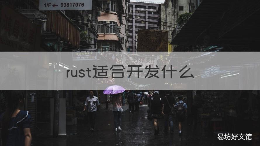 rust适合开发什么