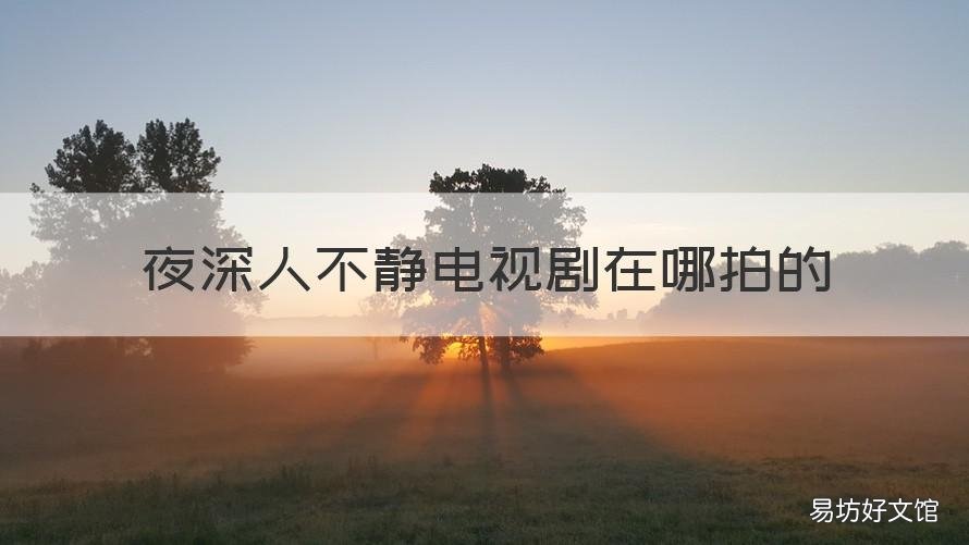 夜深人不静电视剧在哪拍的 夜深人不静是哪年拍摄的电视剧