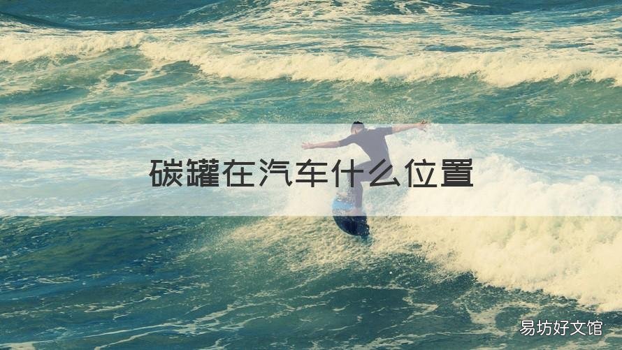 碳罐在汽车什么位置 碳罐在汽车什么位置放