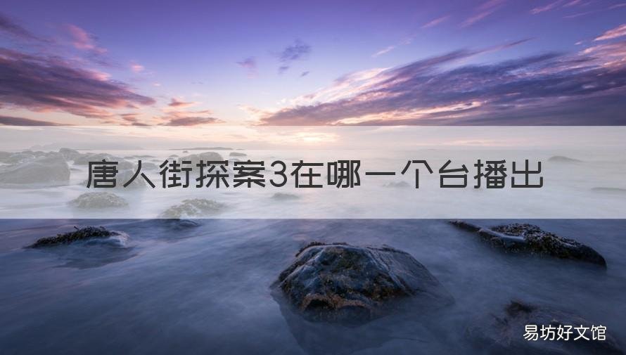 唐人街探案3在哪一个台播出 唐人街探案3在哪一个台播出过