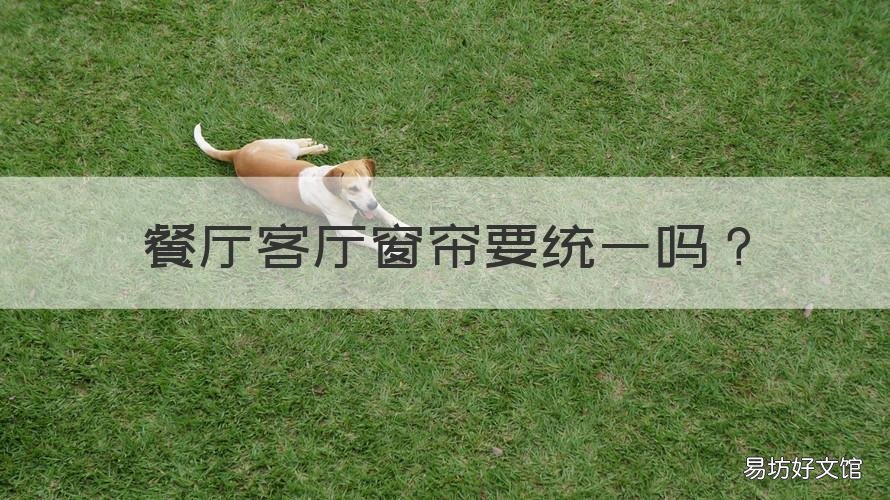 餐厅客厅窗帘要统一吗 客厅餐厅窗帘要一样吗