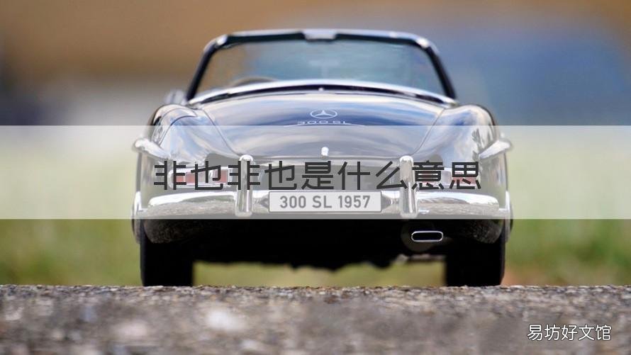 非也非也是什么意思 非也非也是啥意思