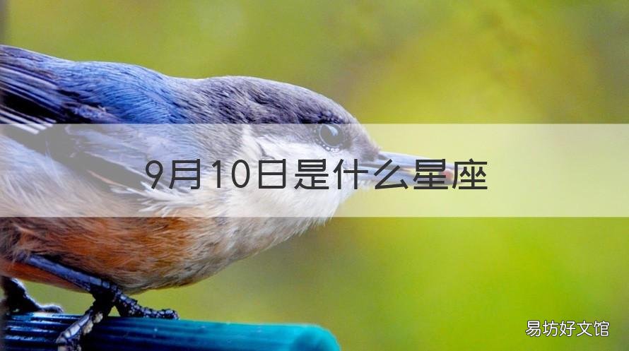 9月10日是什么星座 阳历9月10日是什么星座