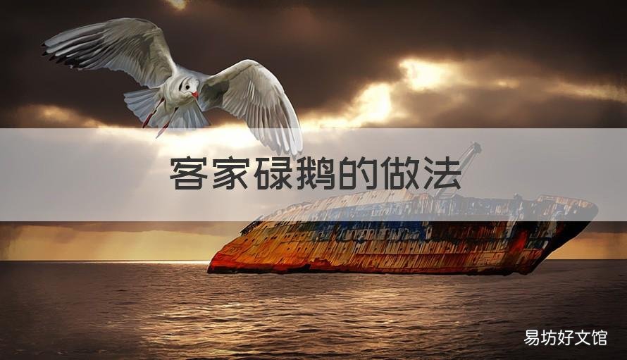 客家碌鹅的做法 客家碌鹅的做法视频