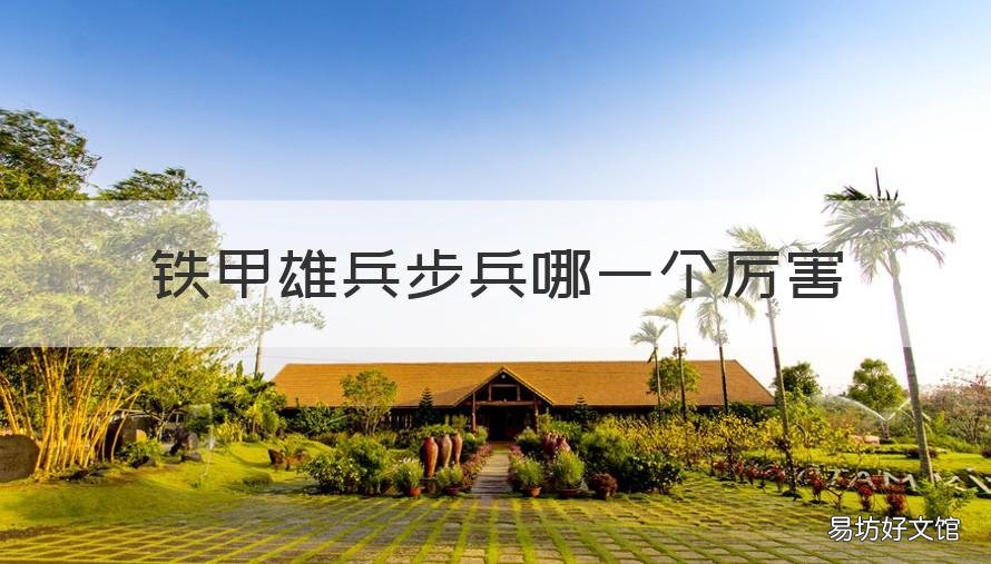 铁甲雄兵步兵哪一个厉害 铁甲雄兵什么兵厉害