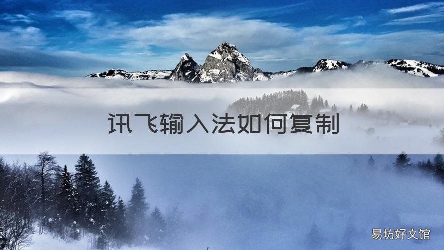 讯飞输入法如何复制 讯飞输入法如何复制粘贴文字