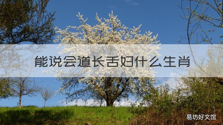 能说会道长舌妇什么生肖 舌长能说会道打一生肖