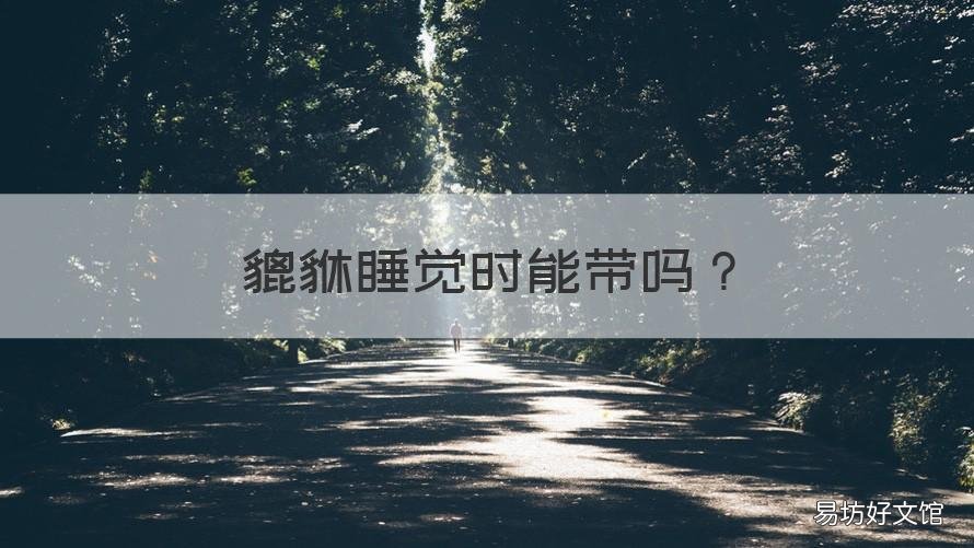 貔貅睡觉时能带吗 貔貅睡觉的时候可以佩戴吗