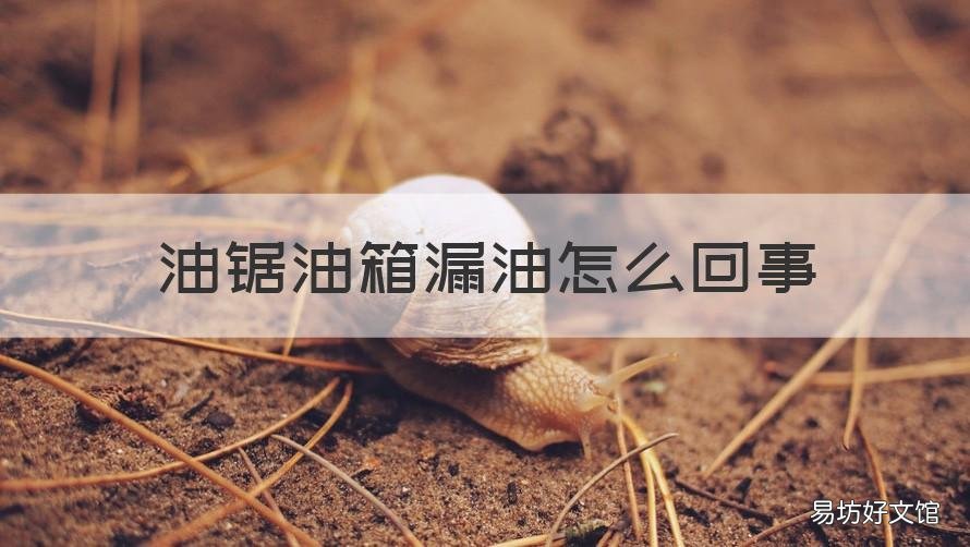 油锯油箱漏油怎么回事 汽油锯漏油怎么办