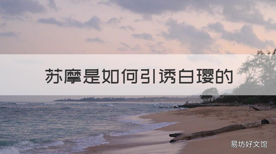 苏摩是如何引诱白璎的 苏摩和白璎小说