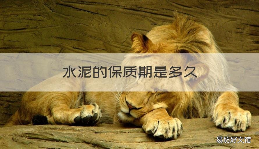 水泥的保质期是多久 水泥的保质期是多长