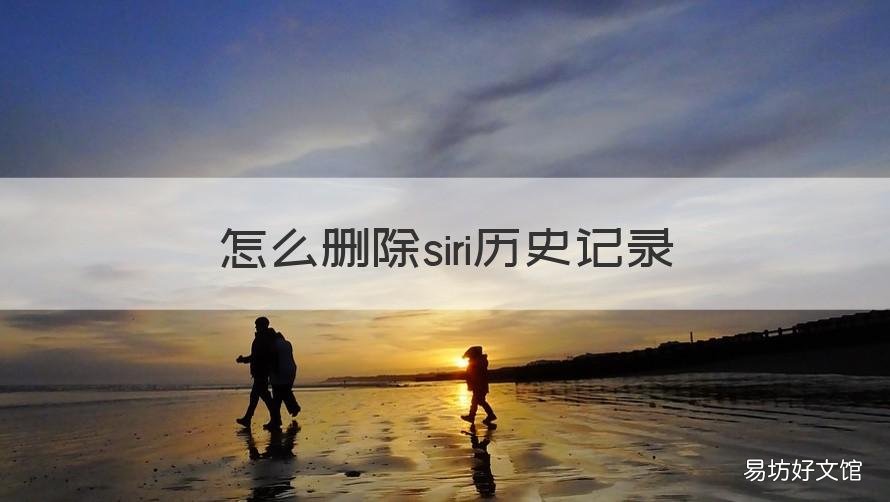 怎么删除siri历史记录 siri怎么清除历史记录