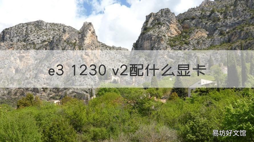 e3 1230 v2配什么显卡 e3 1230 v2配什么显卡性价比高