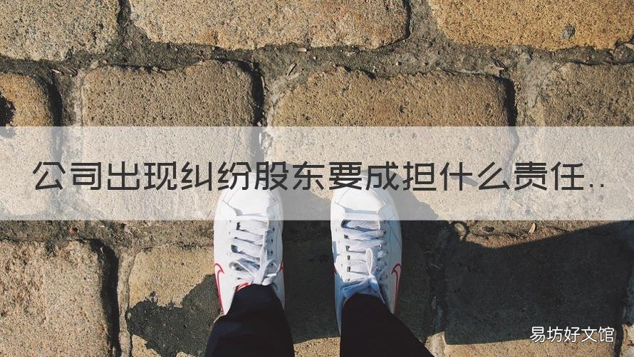 公司出现纠纷股东要成担什么责任 公司股东会承担什么责任