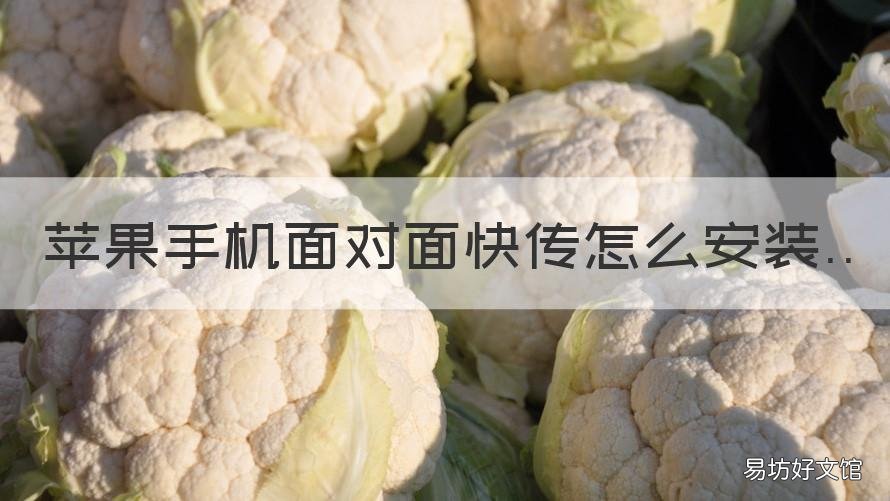 苹果手机面对面快传怎么安装