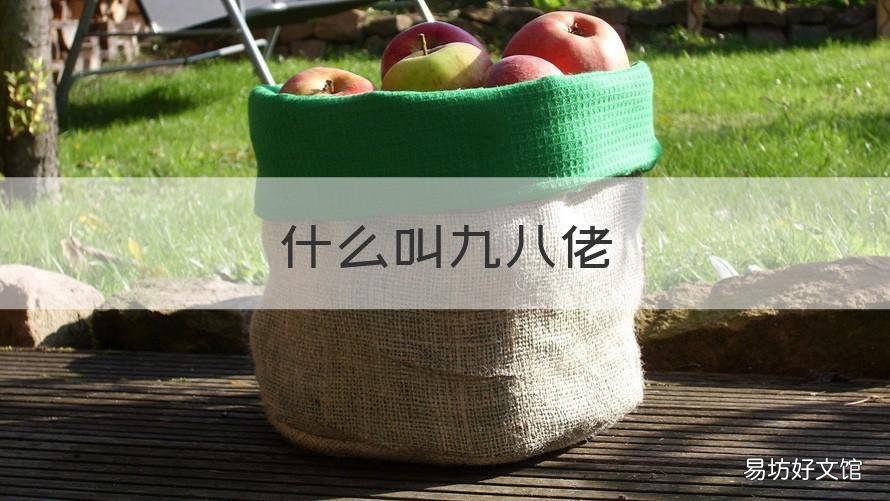 什么叫九八佬 三八佬什么意思