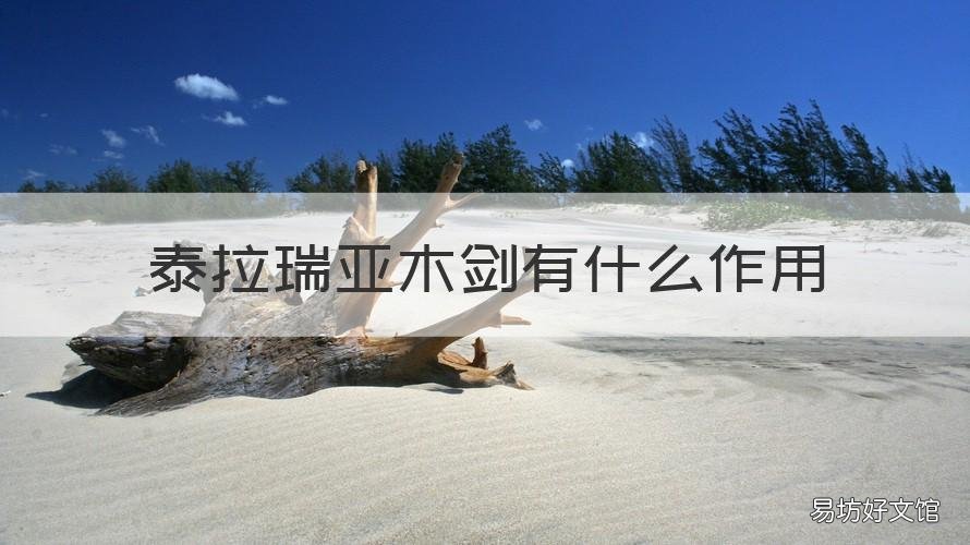 泰拉瑞亚木剑有什么作用 泰拉瑞亚最强木剑