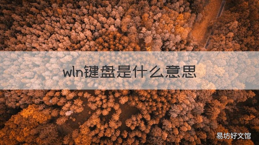 wln键盘是什么意思 键盘wkl