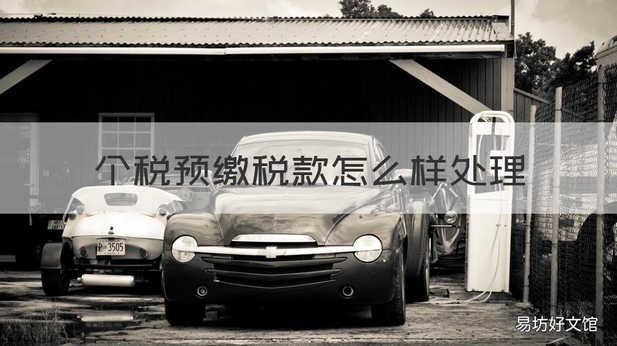 个税预缴税款怎么样处理 预缴的个税怎么做账