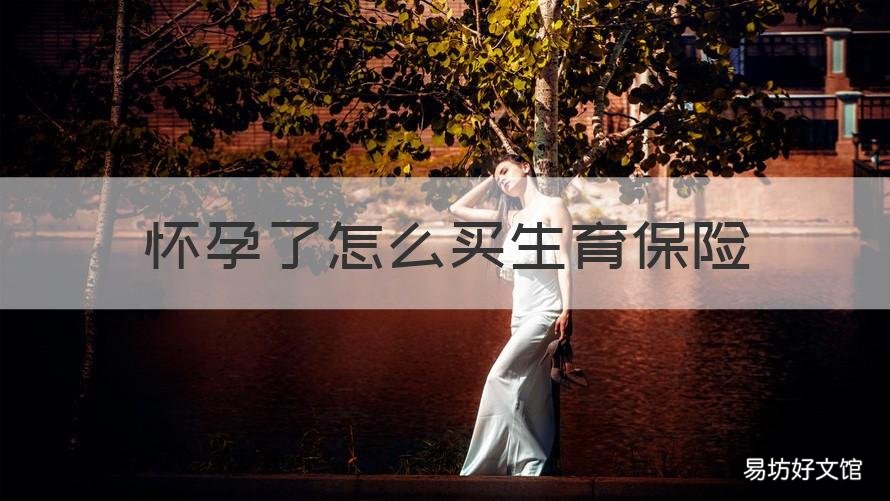 怀孕了怎么买生育保险 怀孕后怎么买生育保险
