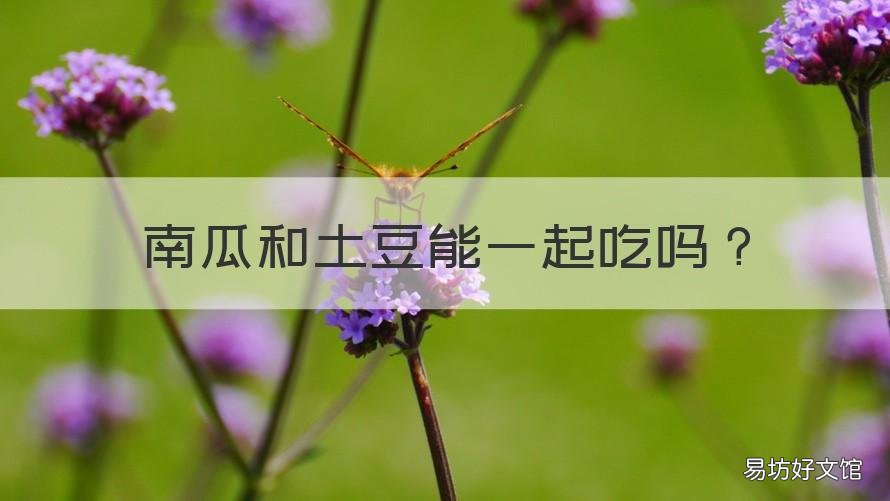 南瓜和土豆能一起吃吗 辅食南瓜和土豆能一起吃吗