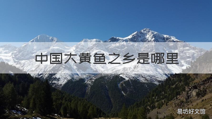 中国大黄鱼之乡是哪里 中国大黄鱼故乡