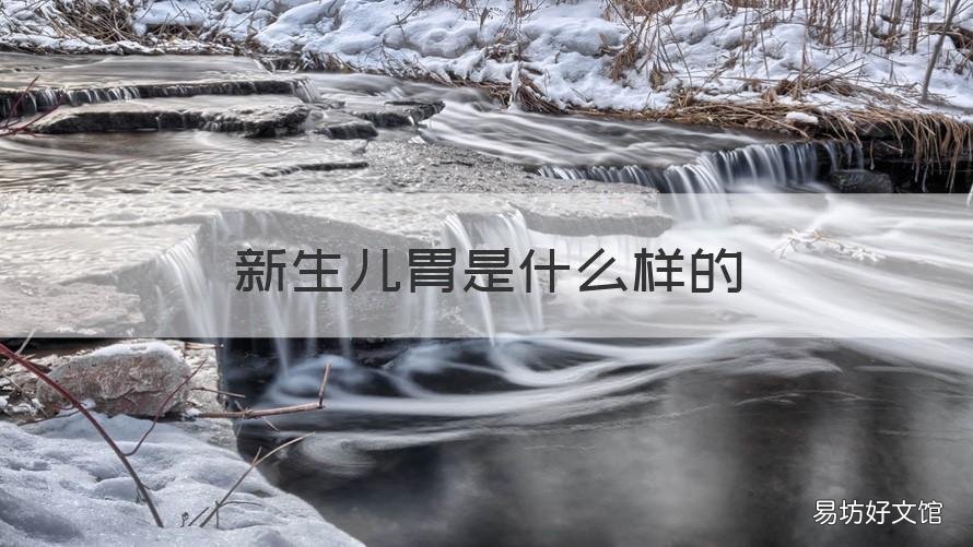新生儿胃是什么样的 新生儿的胃是什么样的图片