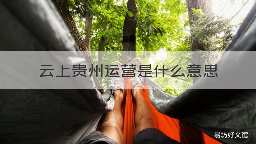 云上贵州运营是什么意思 苹果云上贵州运营是什么意思