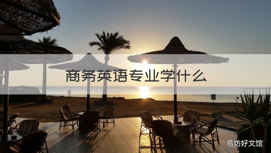 商务英语专业学什么 商务英语专业学什么秒懂