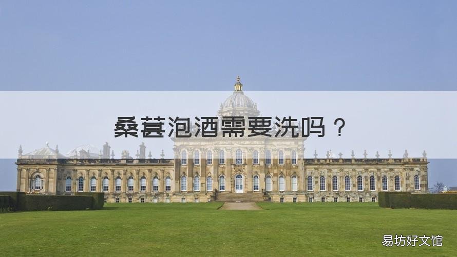 桑葚泡酒需要洗吗