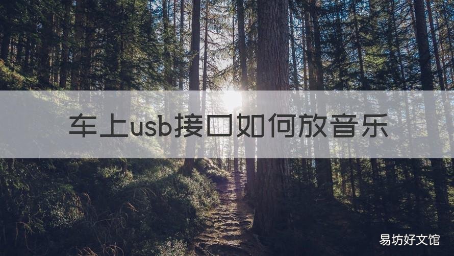 车上usb接口如何放音乐 车辆插usb如何放音乐