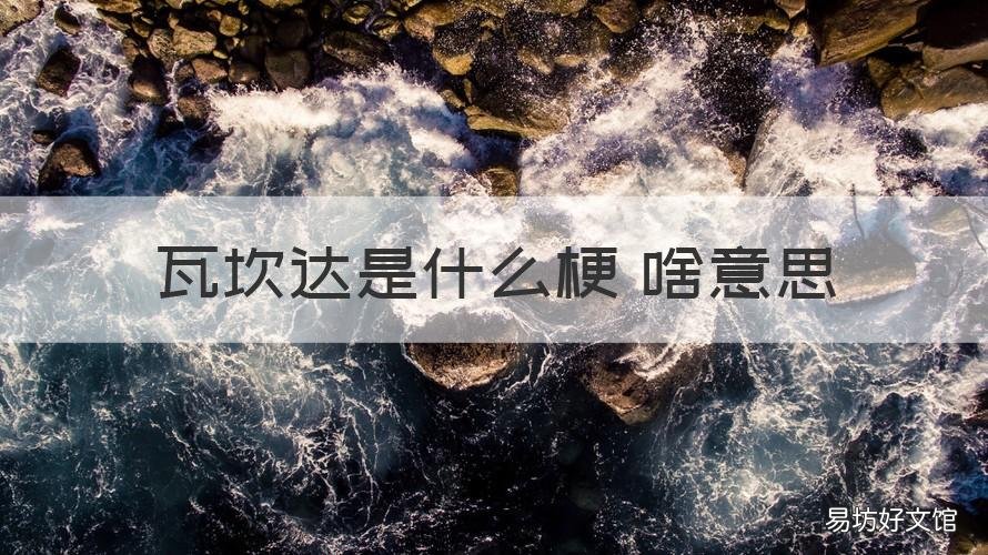 瓦坎达是什么梗 啥意思