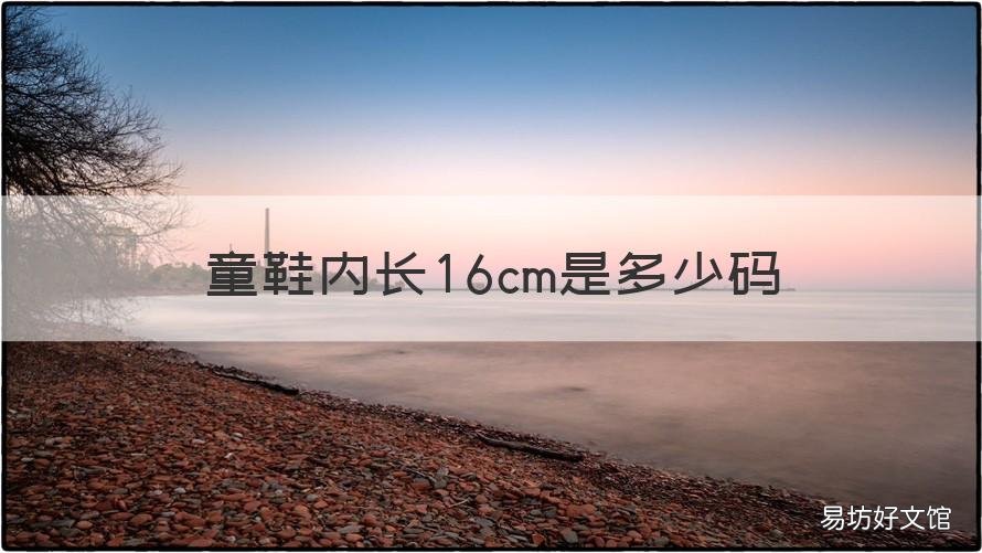 童鞋内长16cm是多少码