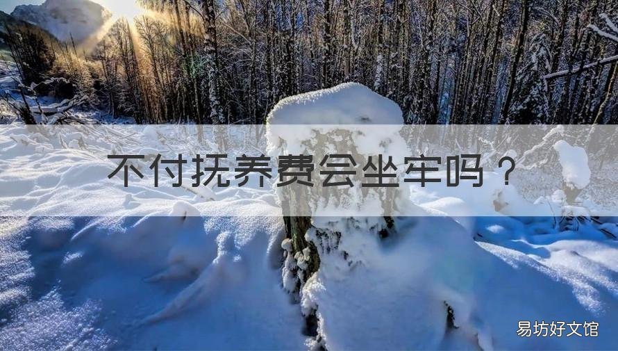 不付抚养费会坐牢吗 不给抚养费坐牢判多少年