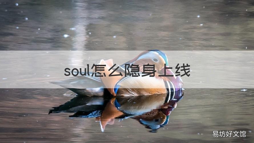 soul怎么隐身上线 soul隐身上线密友会看见吗