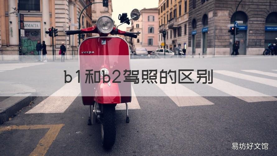 b1和b2驾照的区别 b1和b2驾照的区别和好处