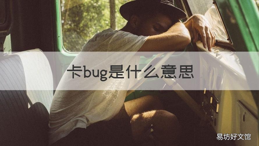 卡bug是什么意思